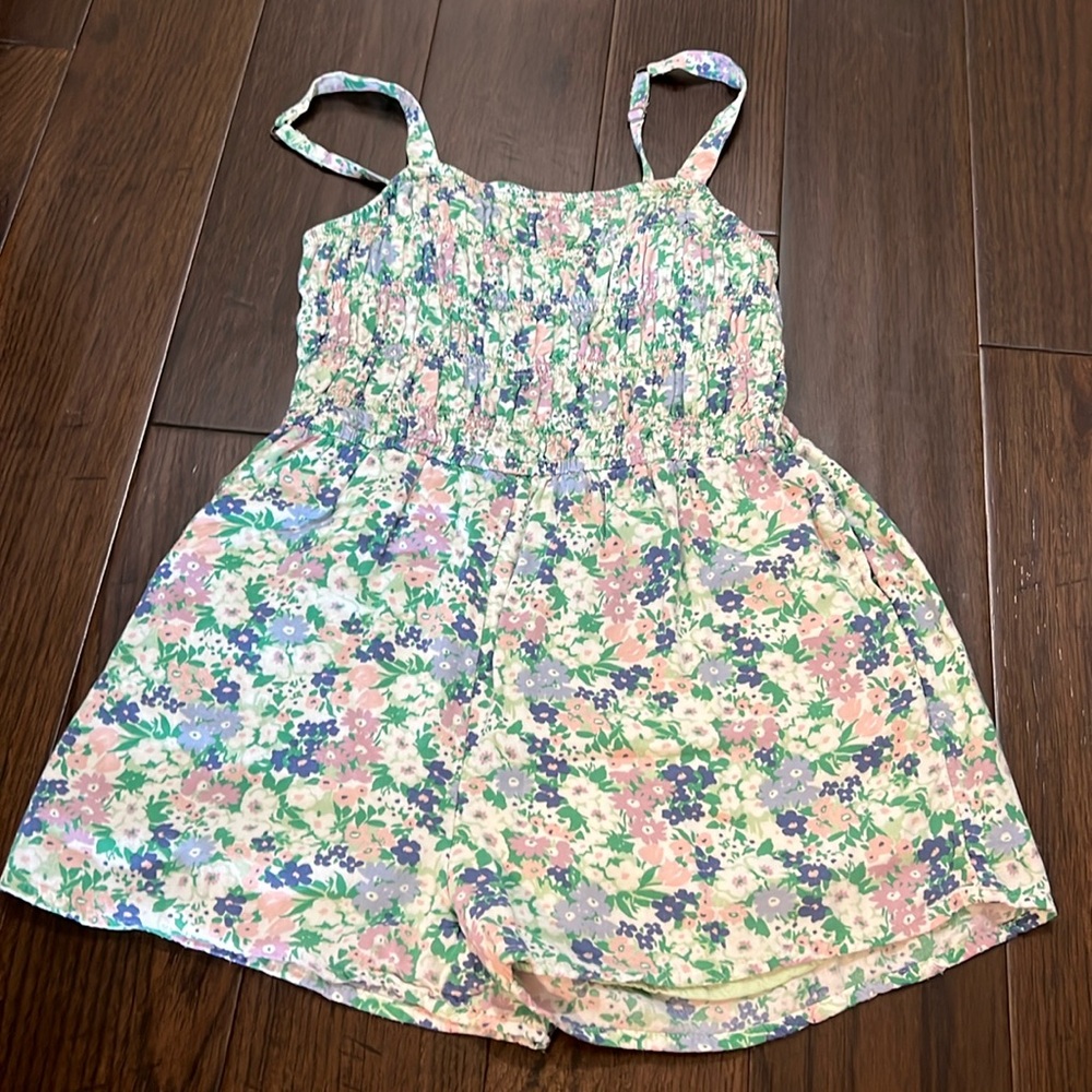 Abercrombie kids girls smocked romper 13/14